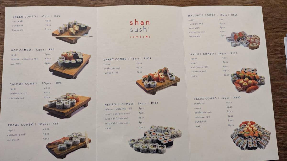 Shan Rice меню