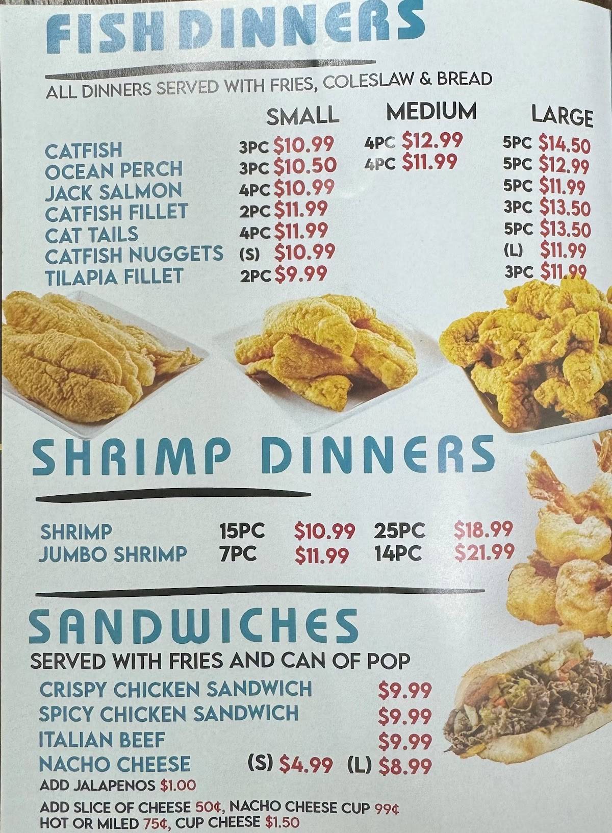 Sharks Fish & Chicken меню