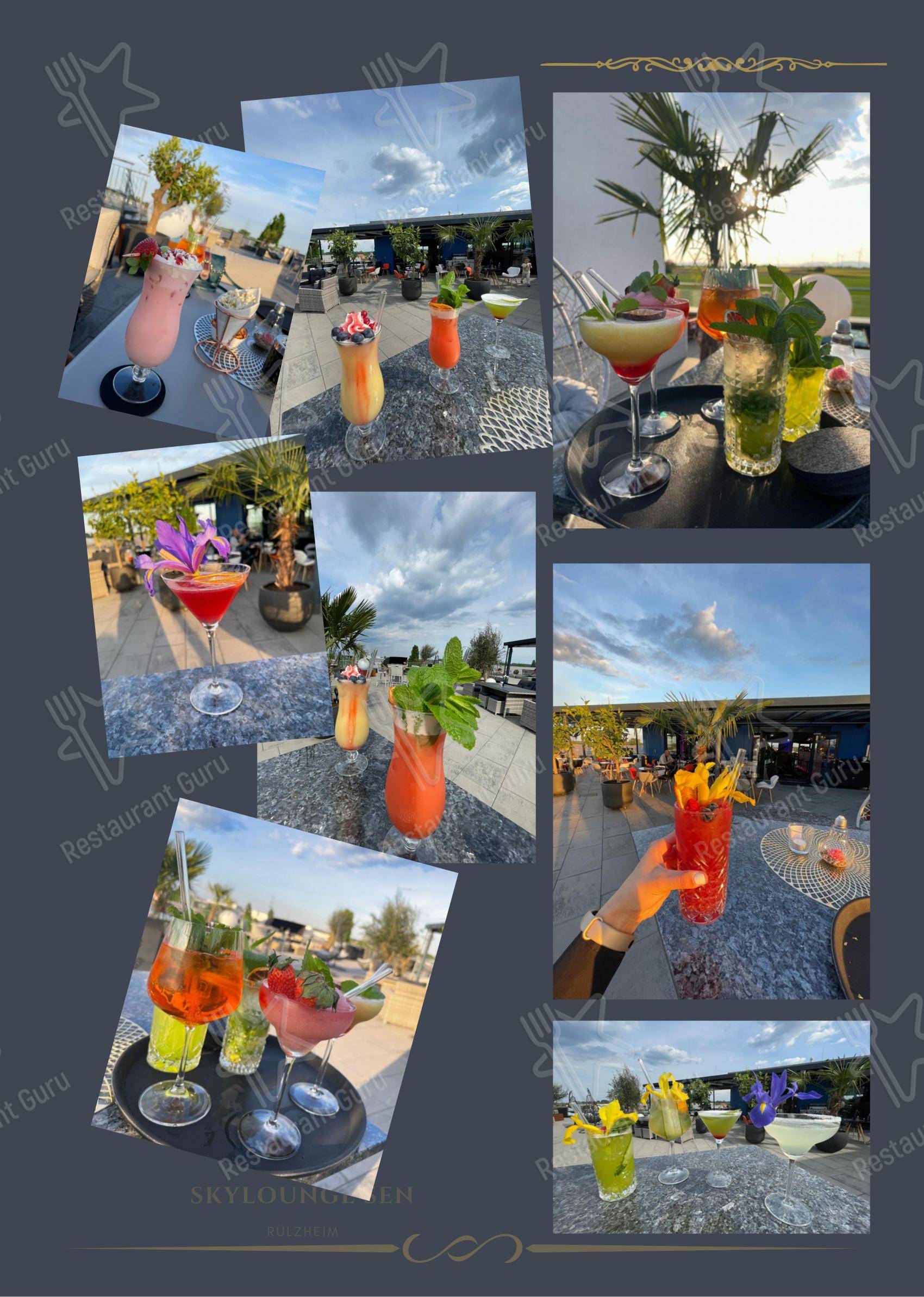 Skylounge Sen в Рюльцхайме - Меню