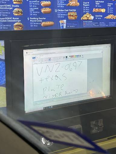 Sonic Drive-In меню