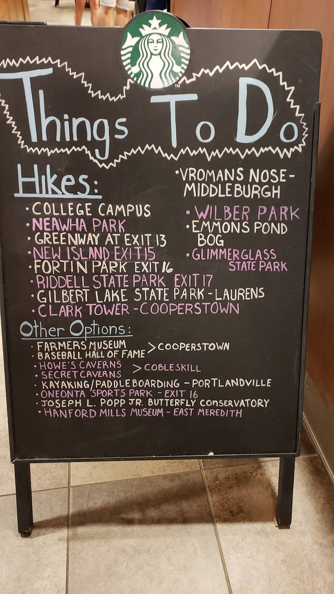Starbucks Coffee Company меню