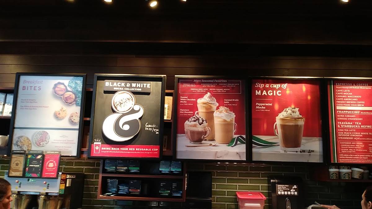 Starbucks Coffee Company меню