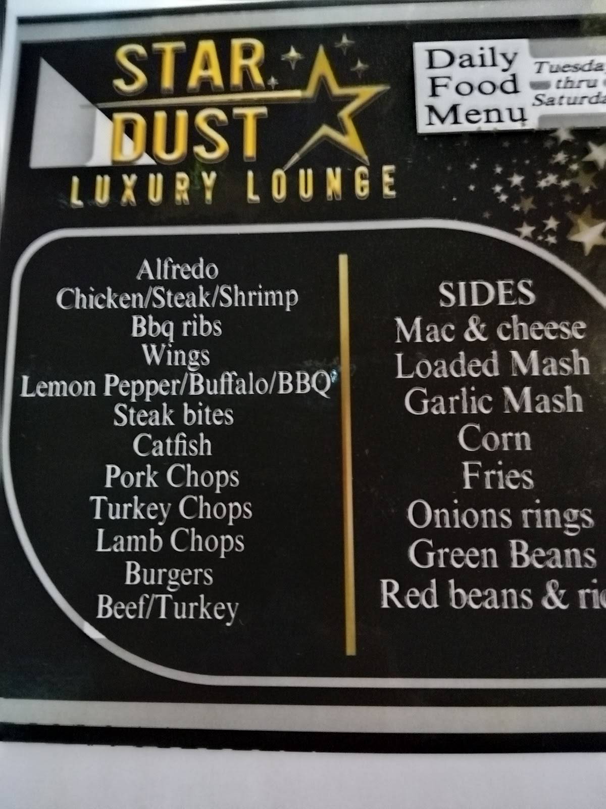 Stardust Lounge меню