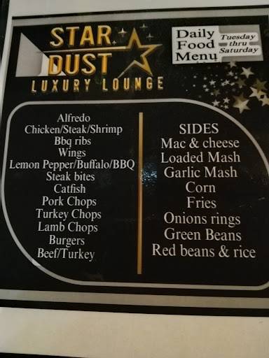Stardust Lounge меню