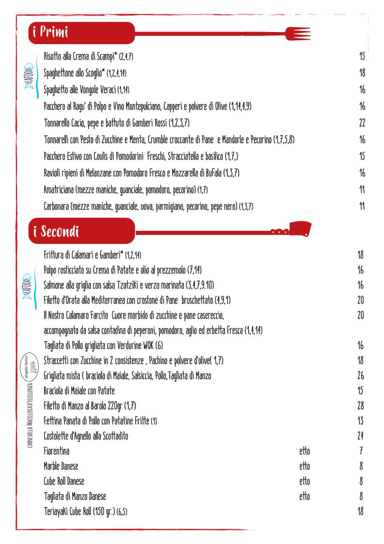 Ristorante pizzeria 00cento Porta di Roma меню