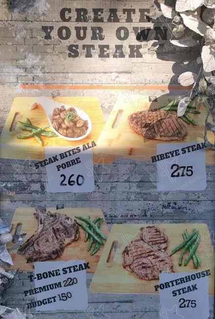 Rustic Box Steakhouse меню