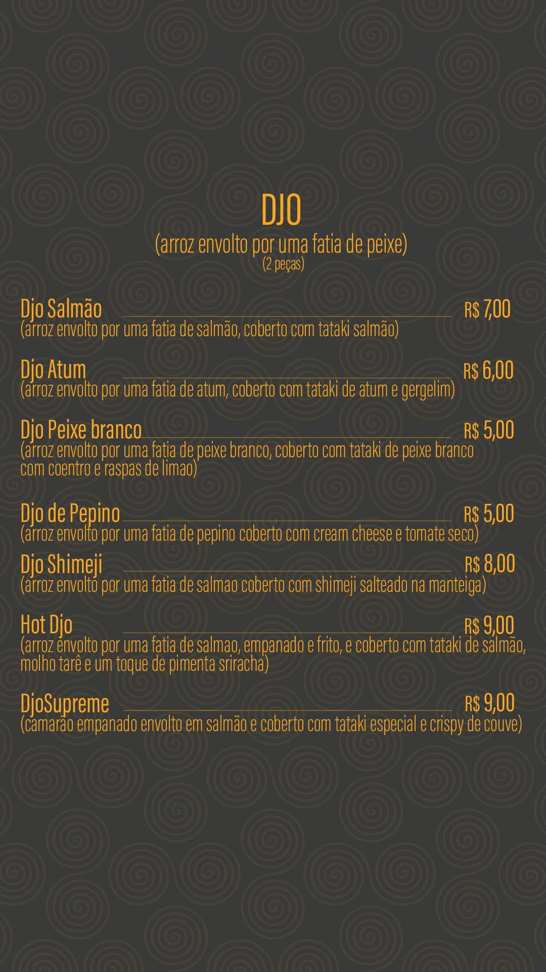 Supreme Sushi меню