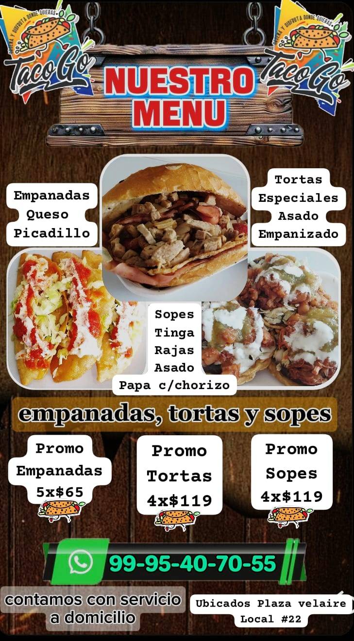 Taco Go меню