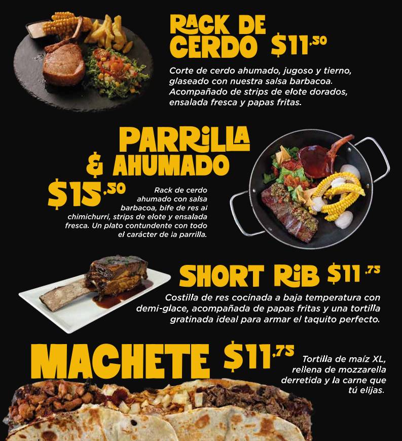 Taco Naco Riobamba меню