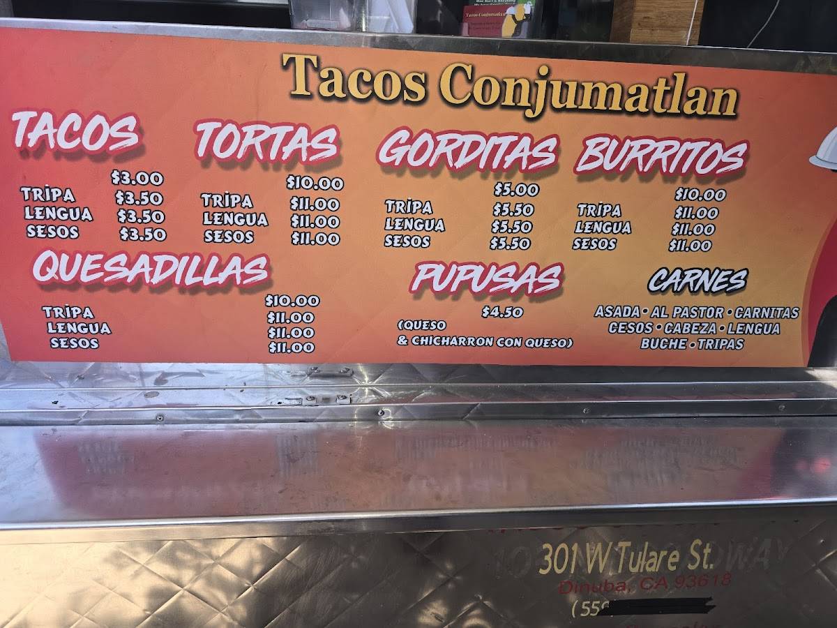 Tacos Cojumatlan меню