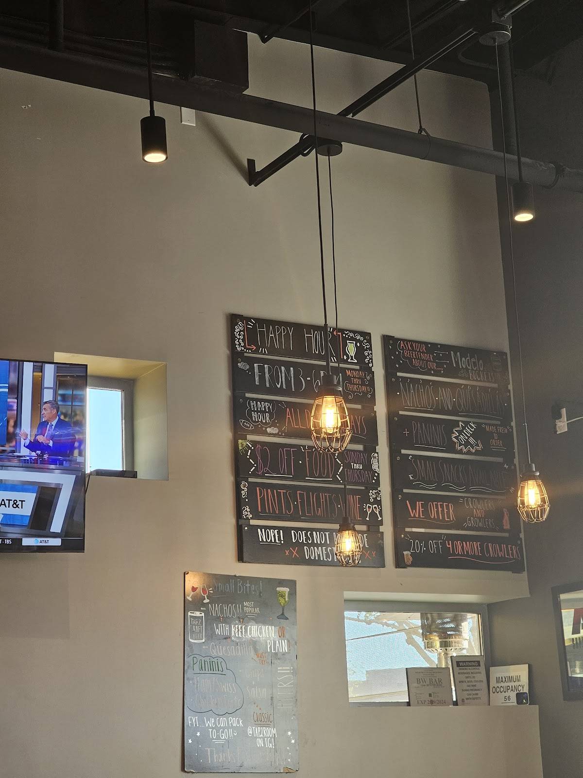 Tap2 Taproom меню