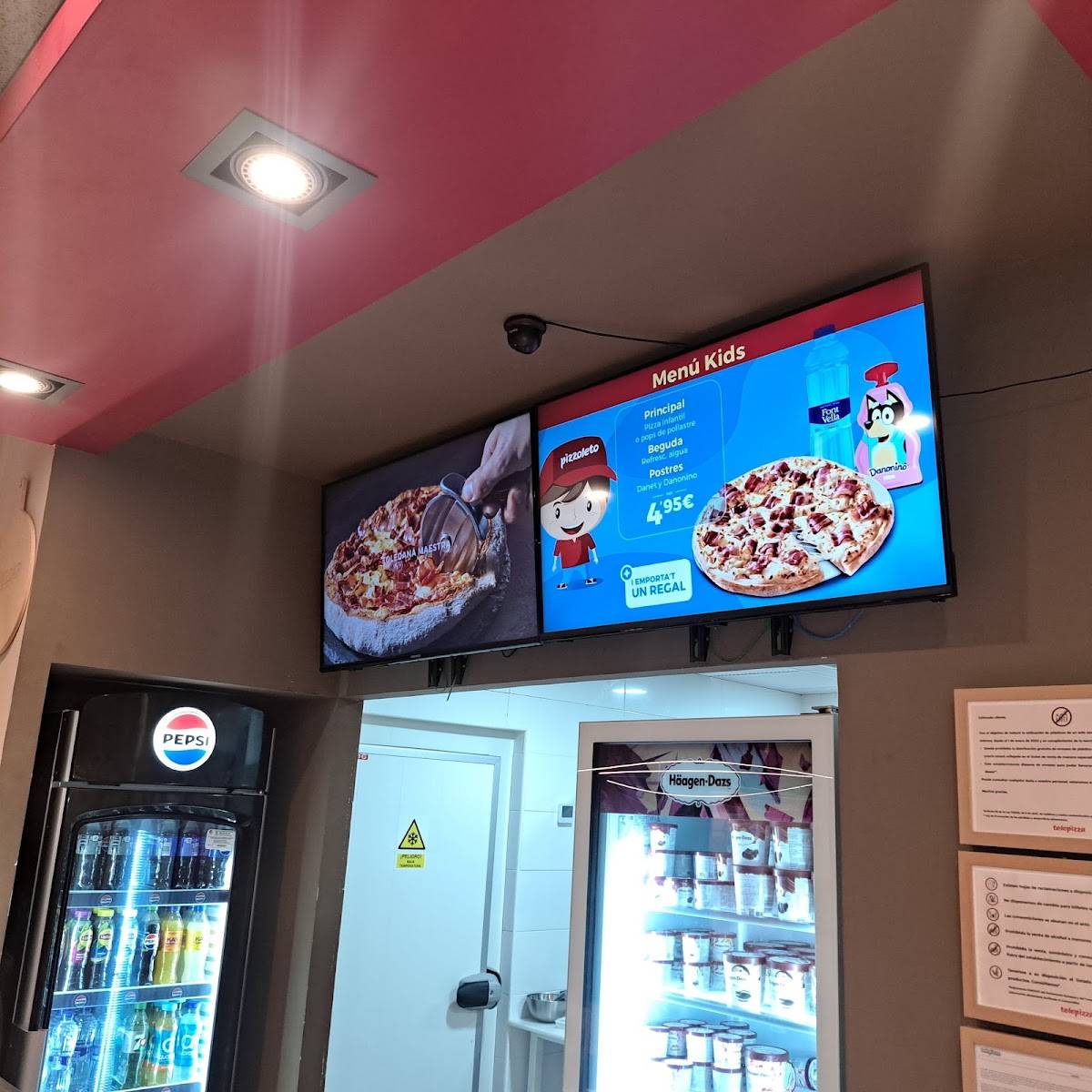 Telepizza Roses - Comida a domicilio меню