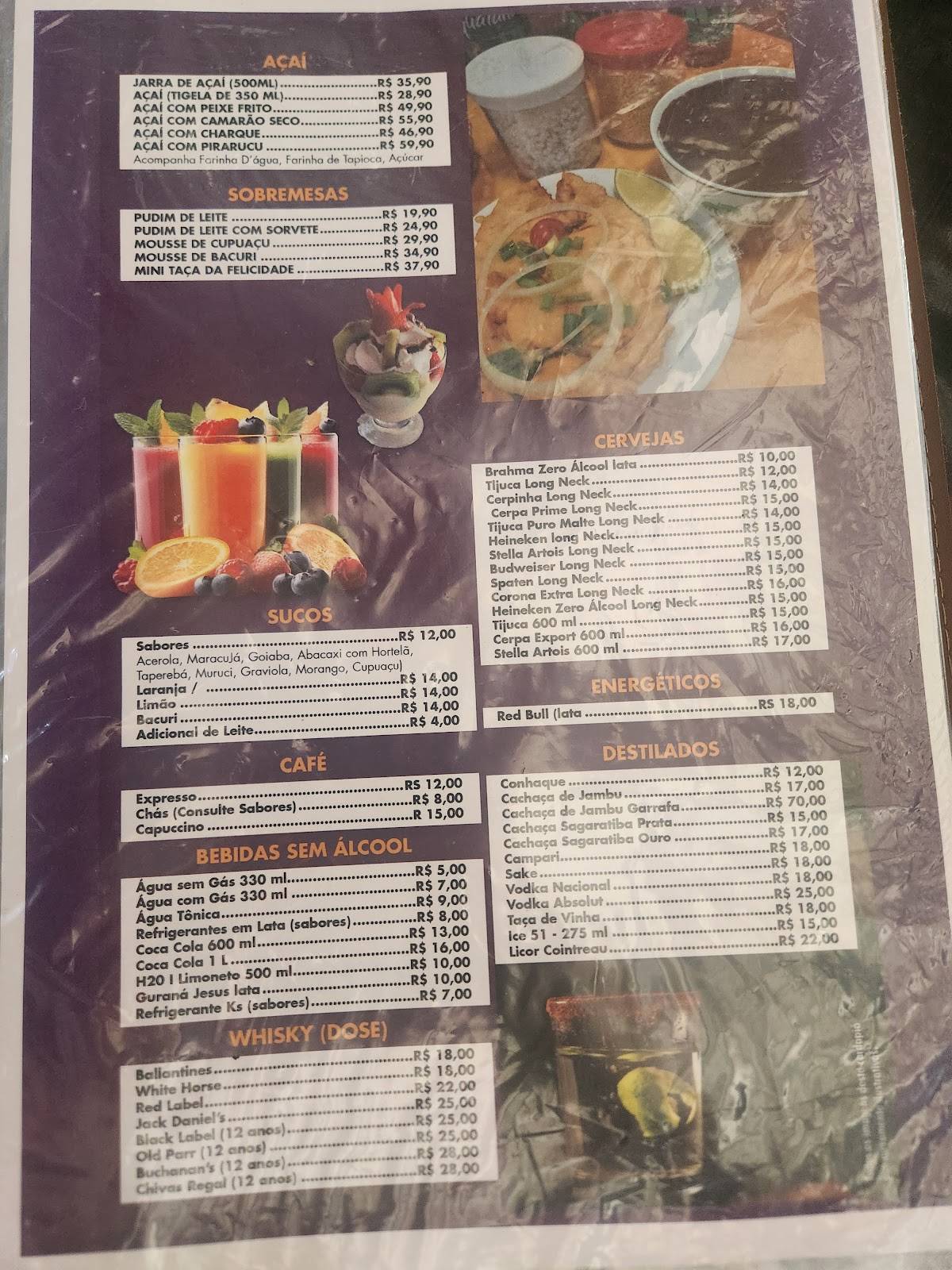 Terrace Açai Gourmet меню