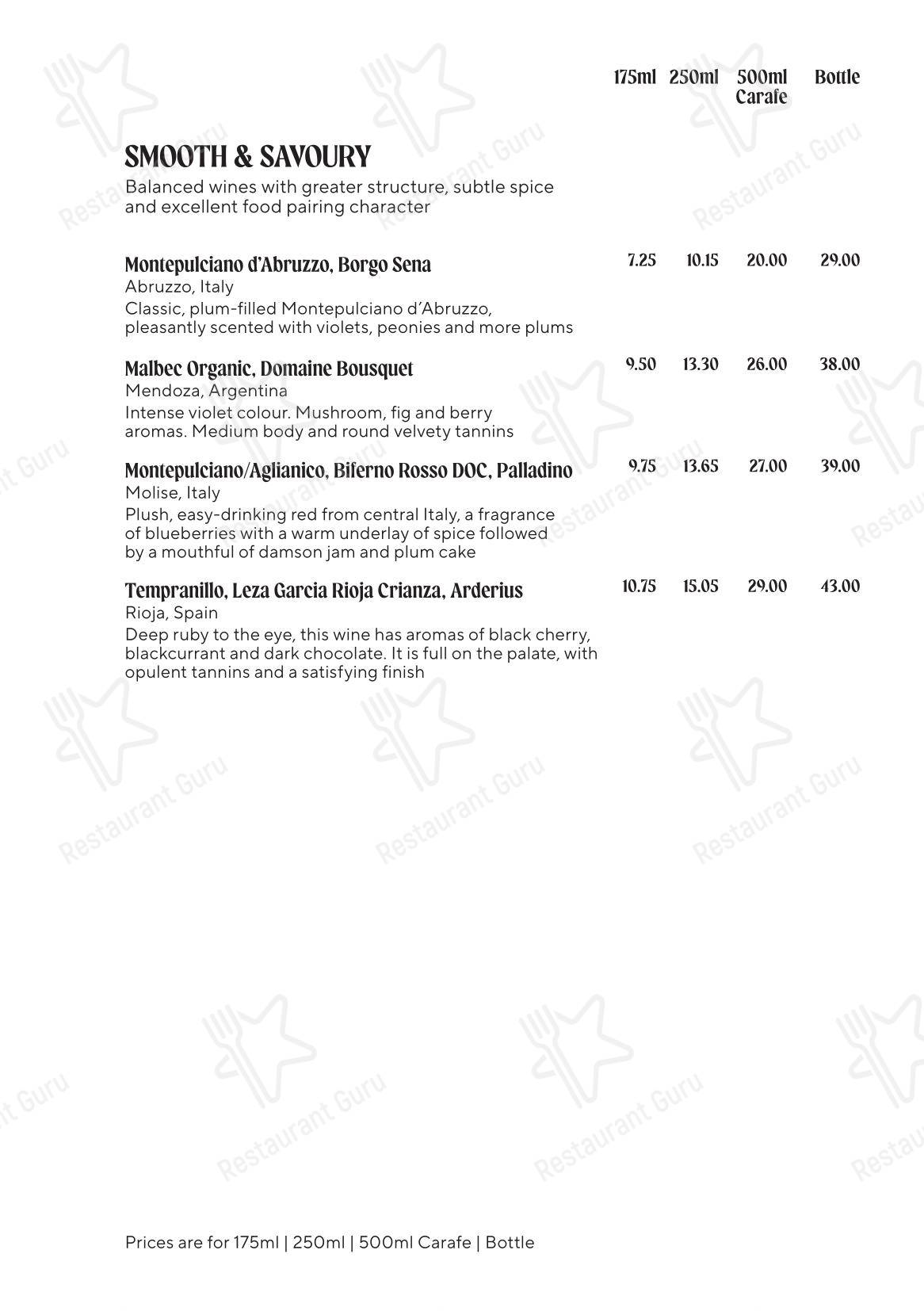 The George Inn в Лонгбридже Деверилл - Catering Menu