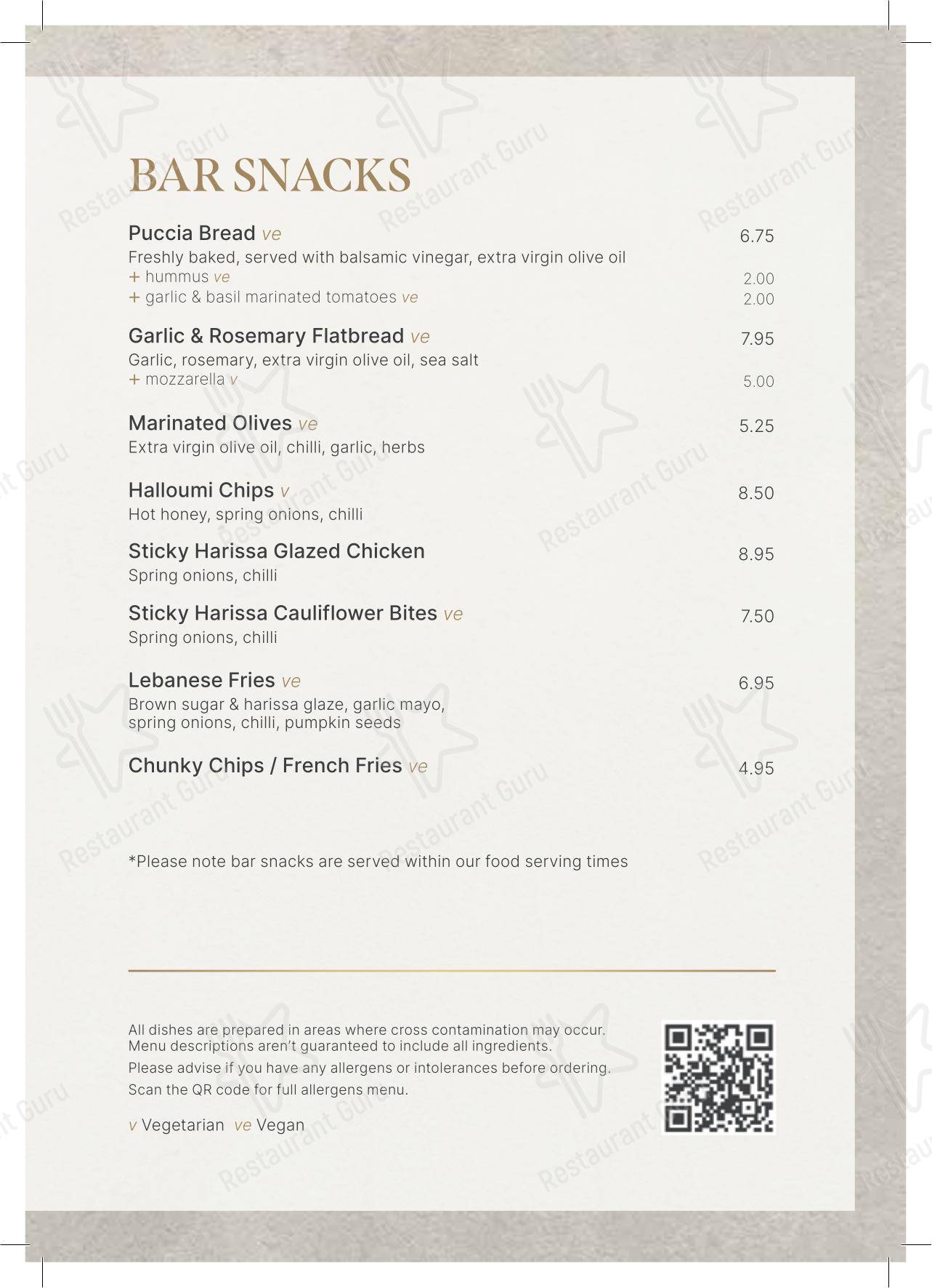 The George Inn в Лонгбридже Деверилл - Group Booking Menu