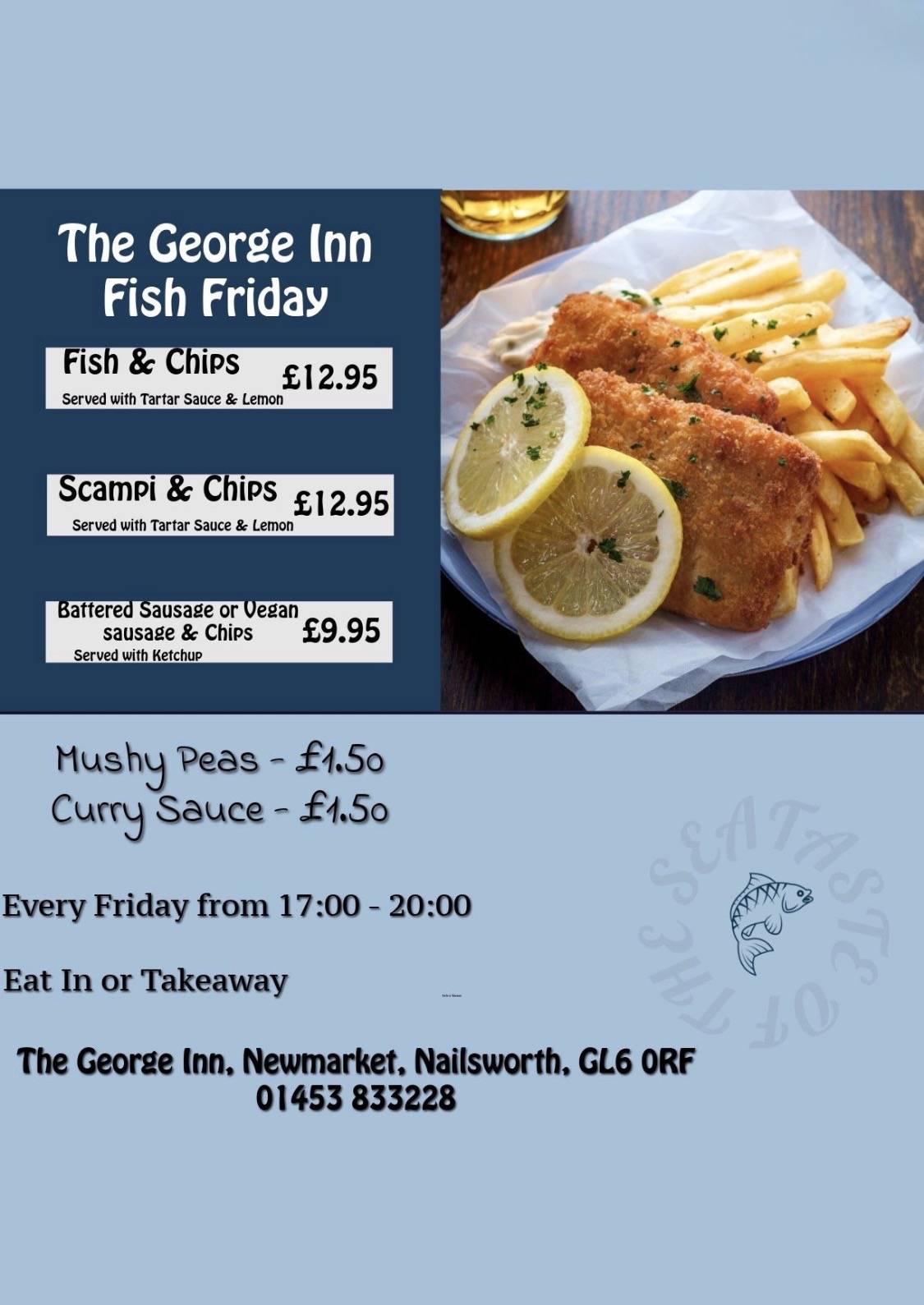 The George Inn меню
