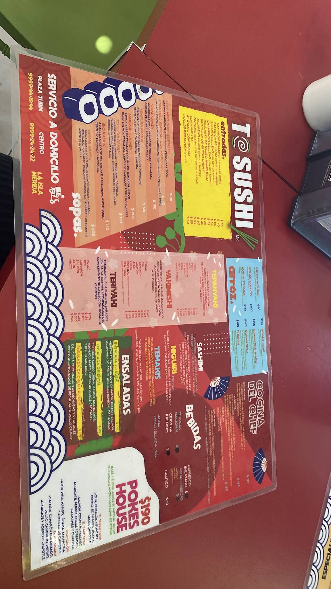 To Sushi Plaza Turín меню
