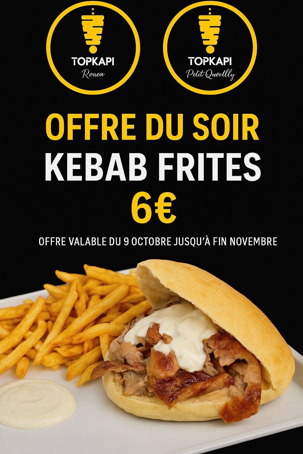 Topkapi Rouen меню