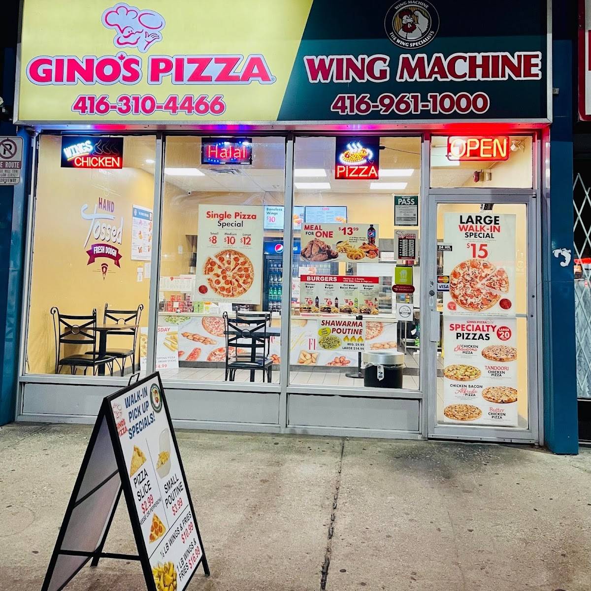 Gino's Pizza & Wing Machine меню
