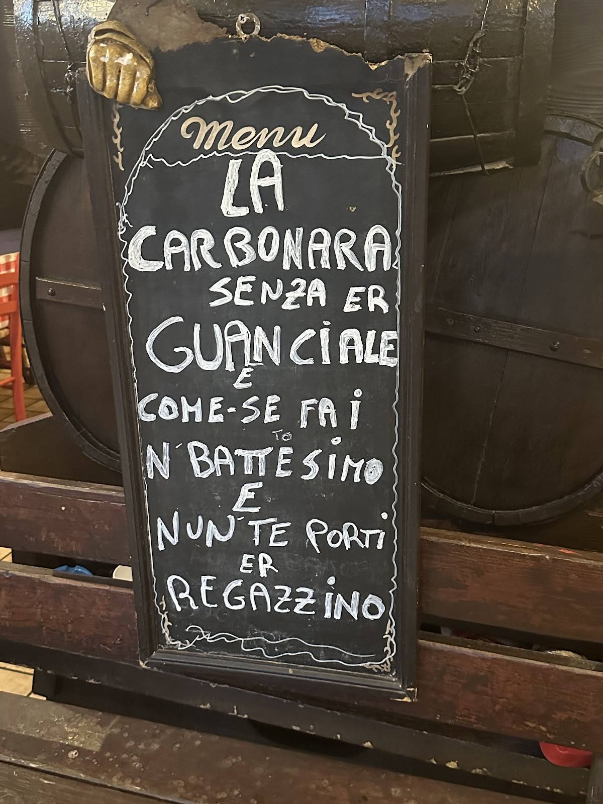 Trattoria "I Belloni" меню