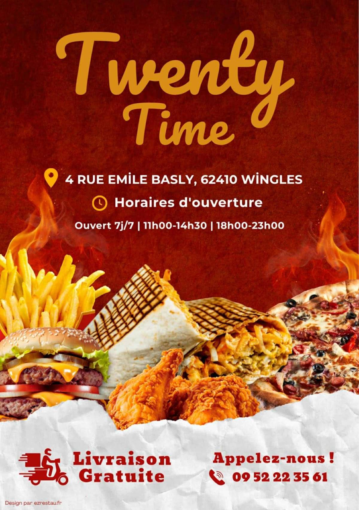Twenty Time меню