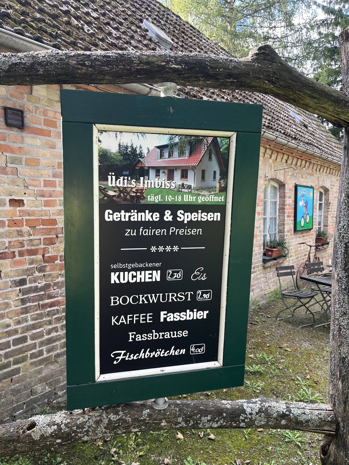 Üdi's Rastplatz меню