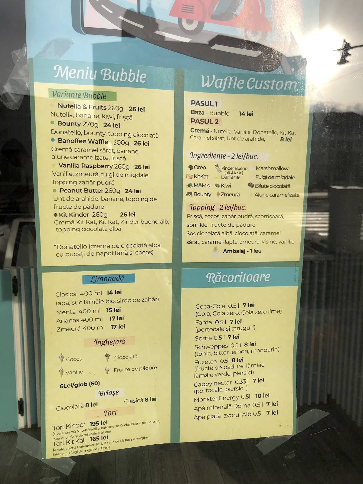 Waffle Shop меню
