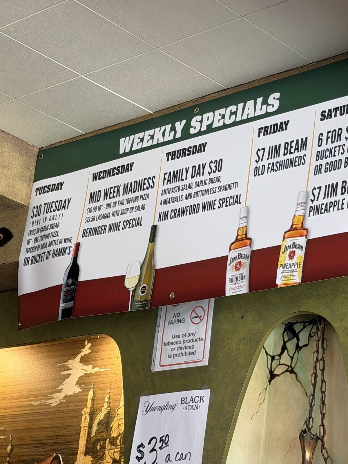 Wells Brothers Italian Restaurant меню
