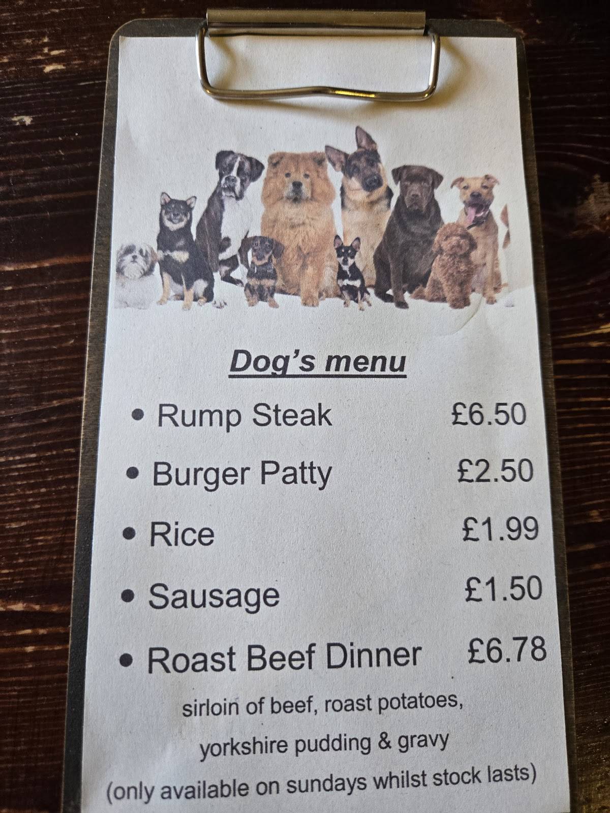Wheatsheaf меню