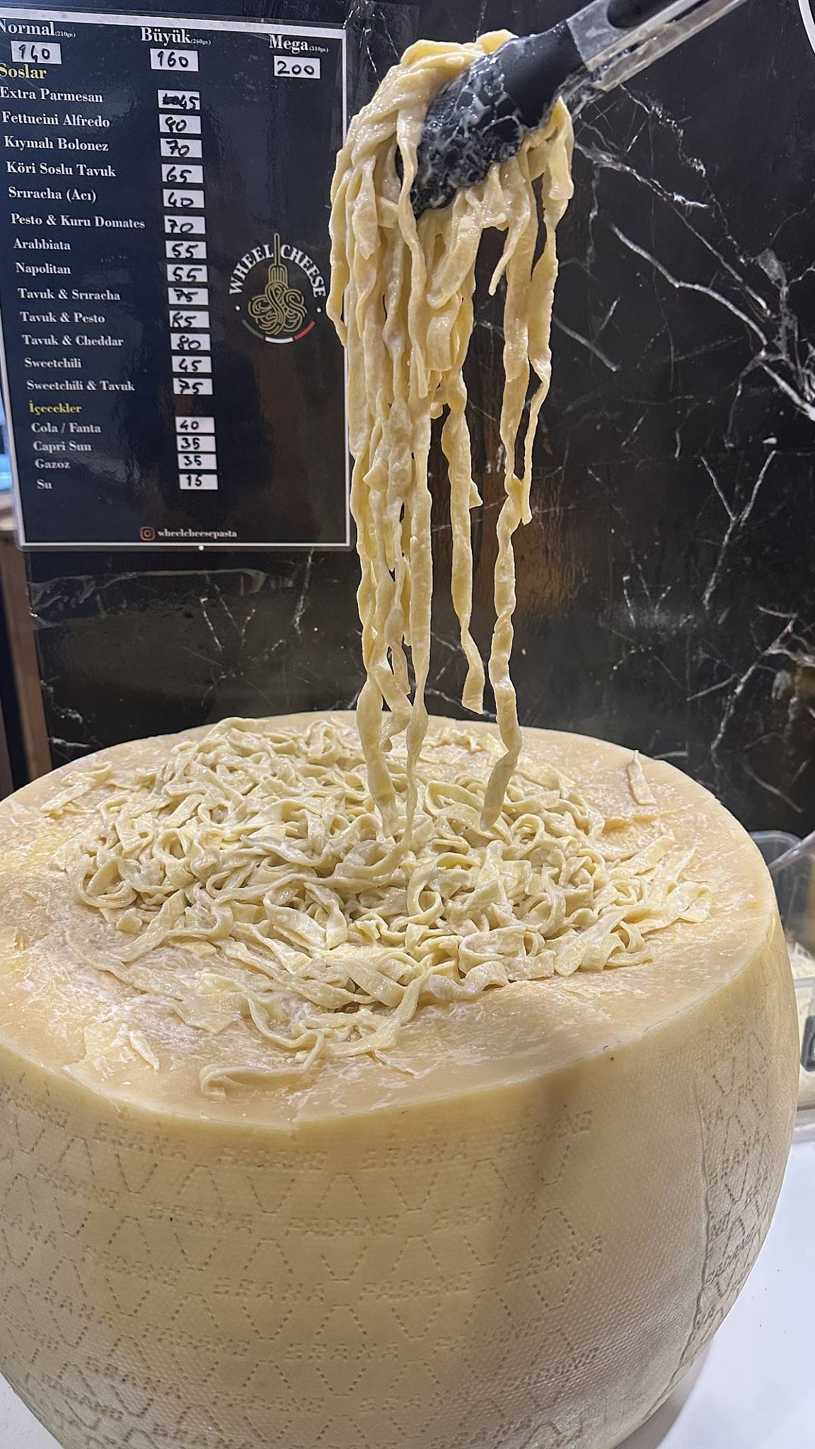 WheelCheese меню