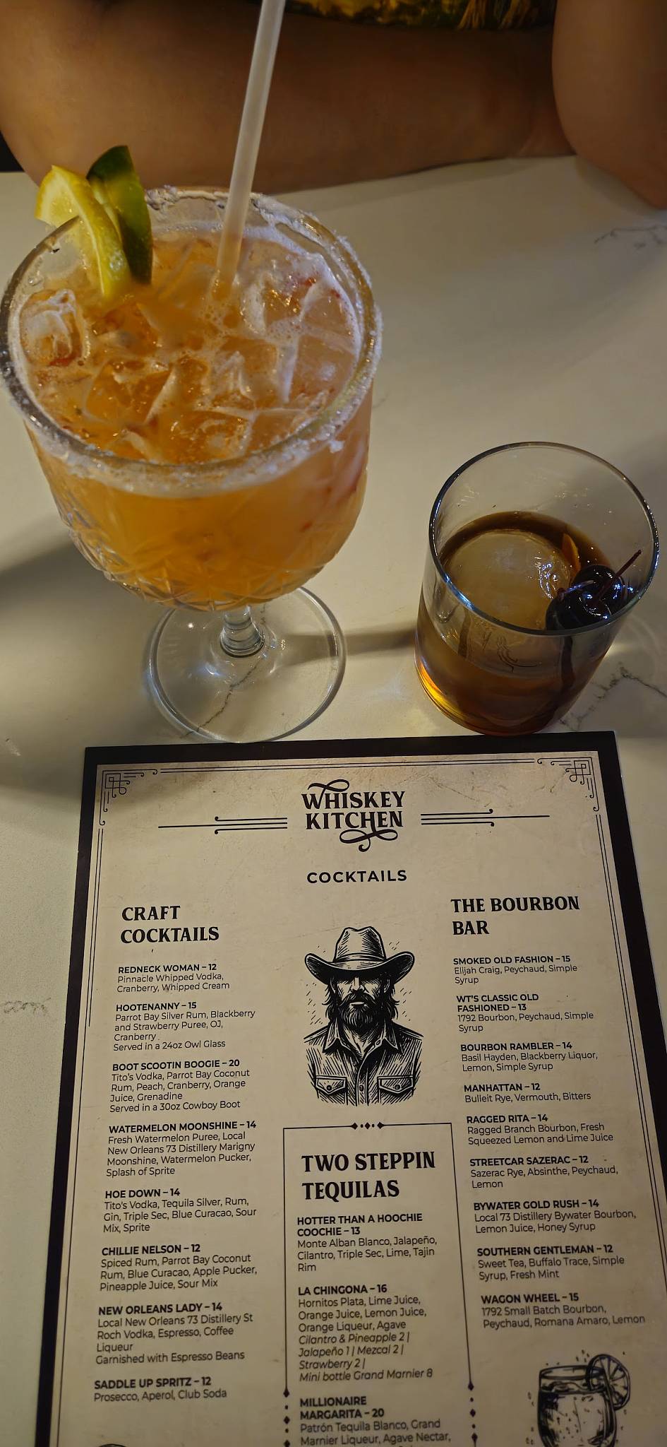 Whiskey Kitchen меню