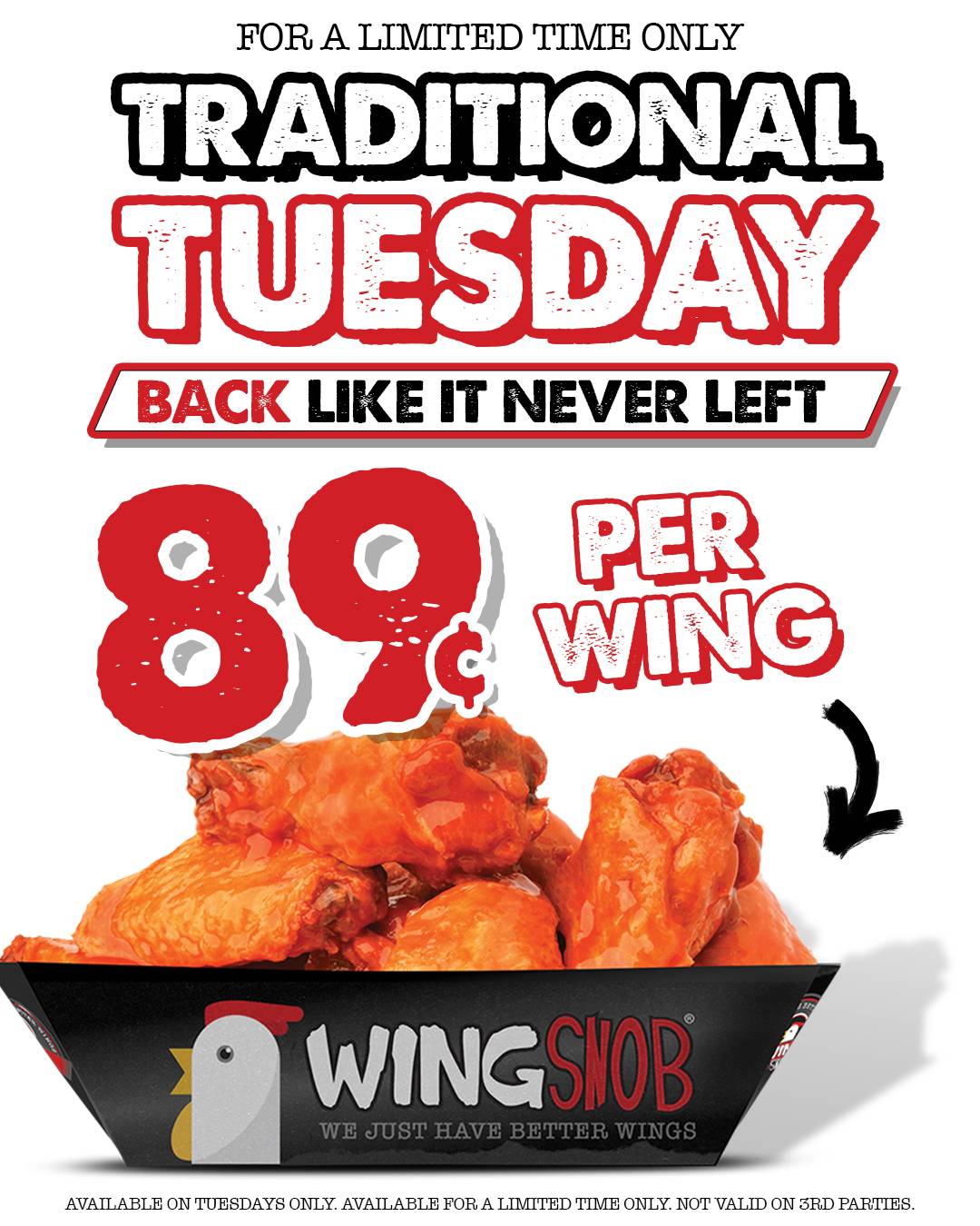 Wing Snob меню