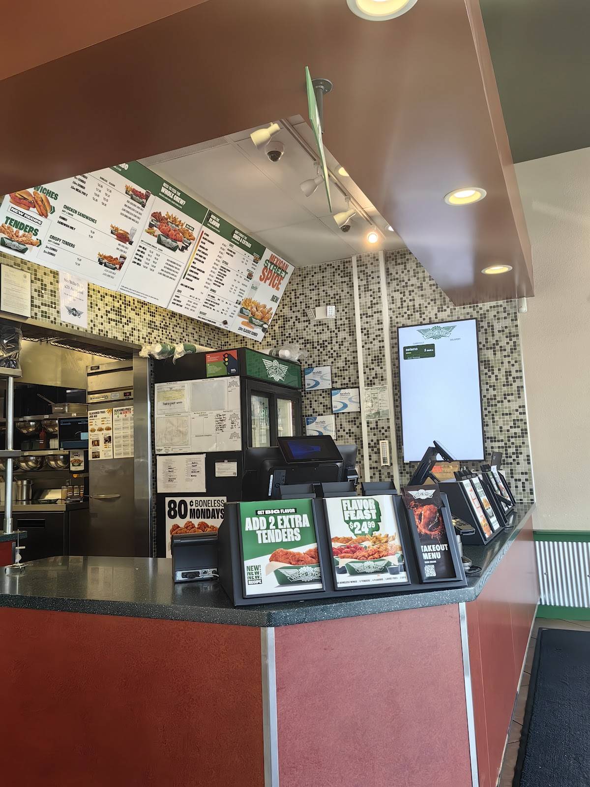 Wingstop меню