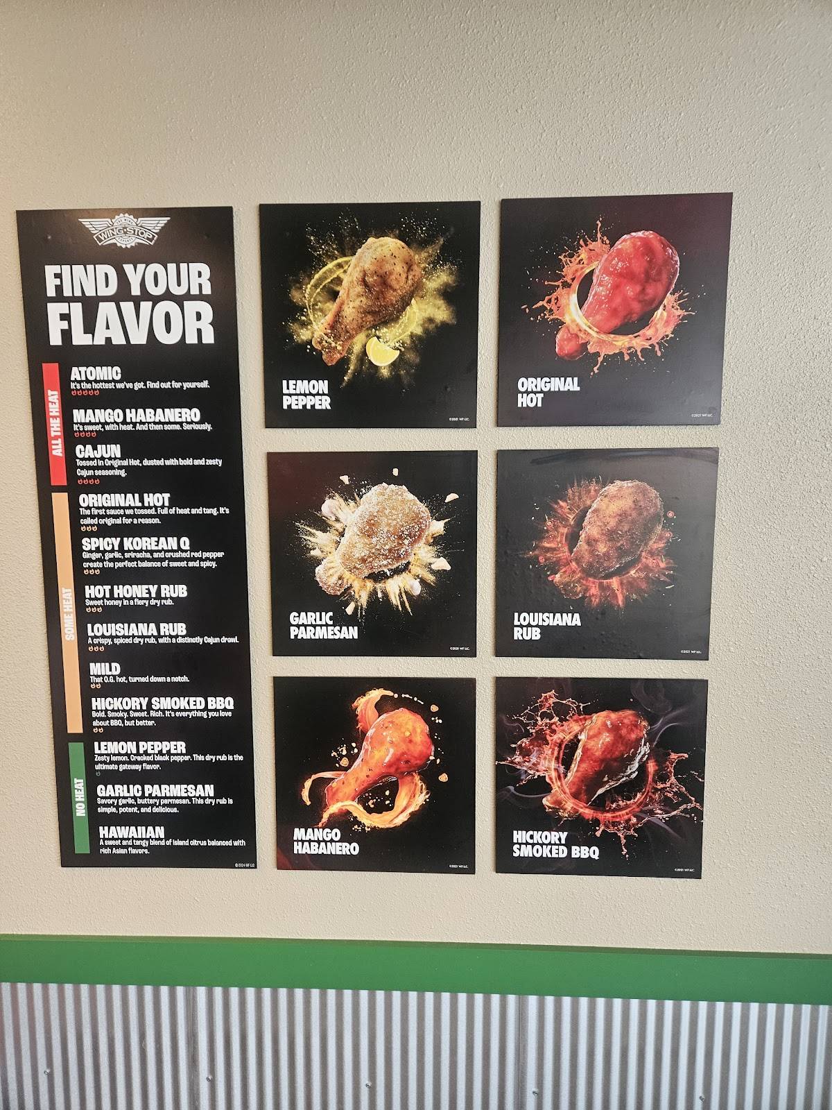 Wingstop меню