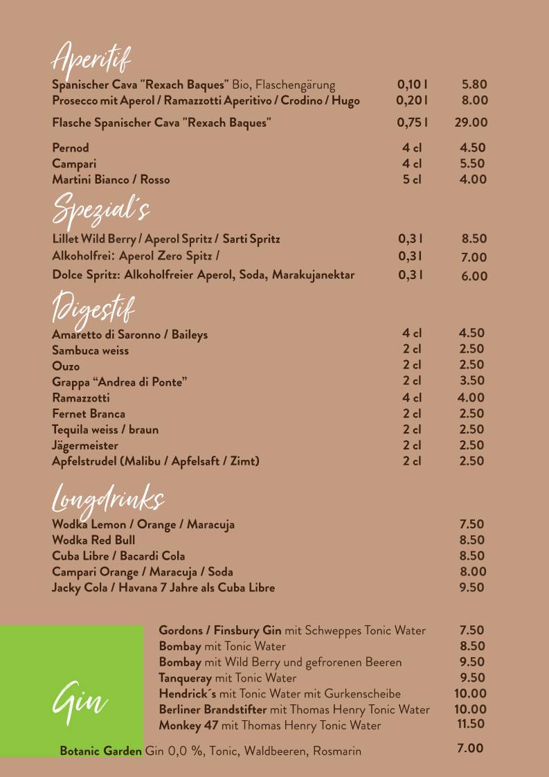 avocado restaurant меню