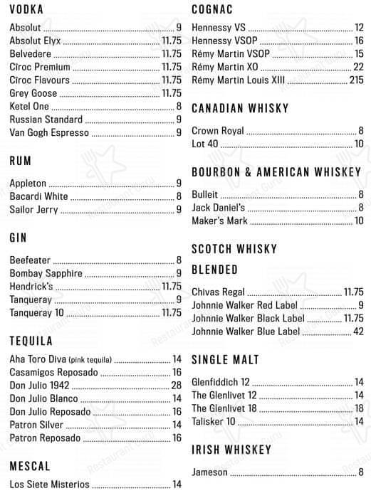 Hello Goodbye Bar меню
