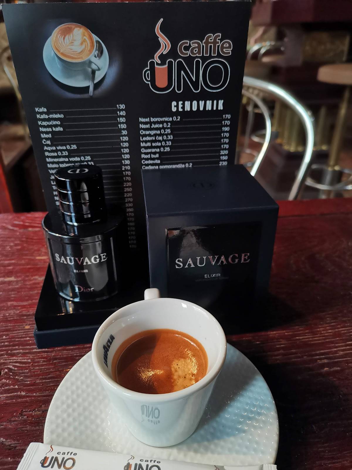 caffe Uno 022 меню
