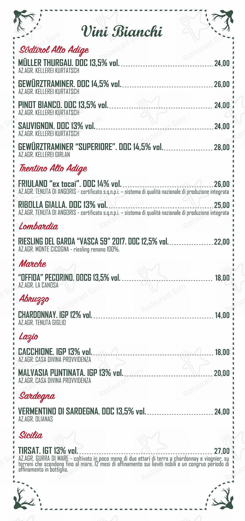 Меню ресторана Contesto Urbano - OUR MENU