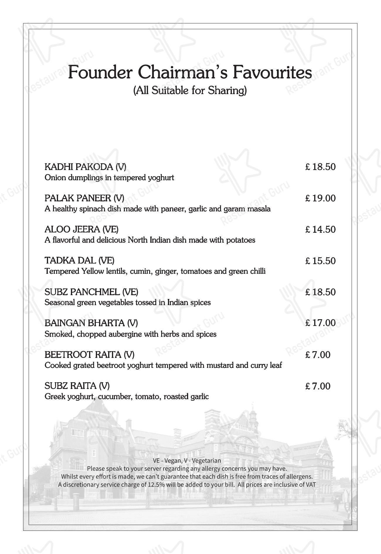 Wine Menu ресторана Baluchi