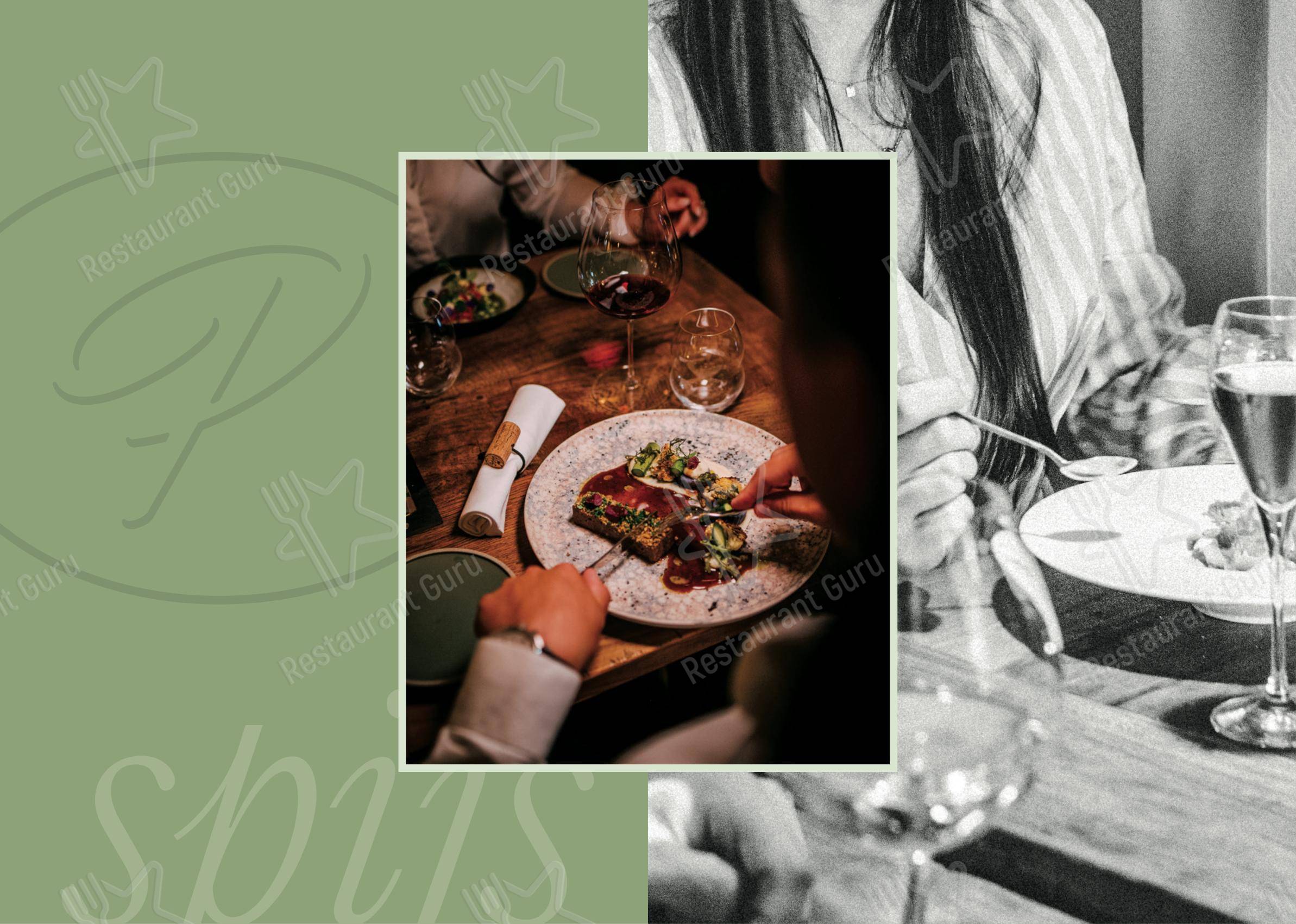 Меню для посетителей паба и бара Wijnrestaurant Pinot
