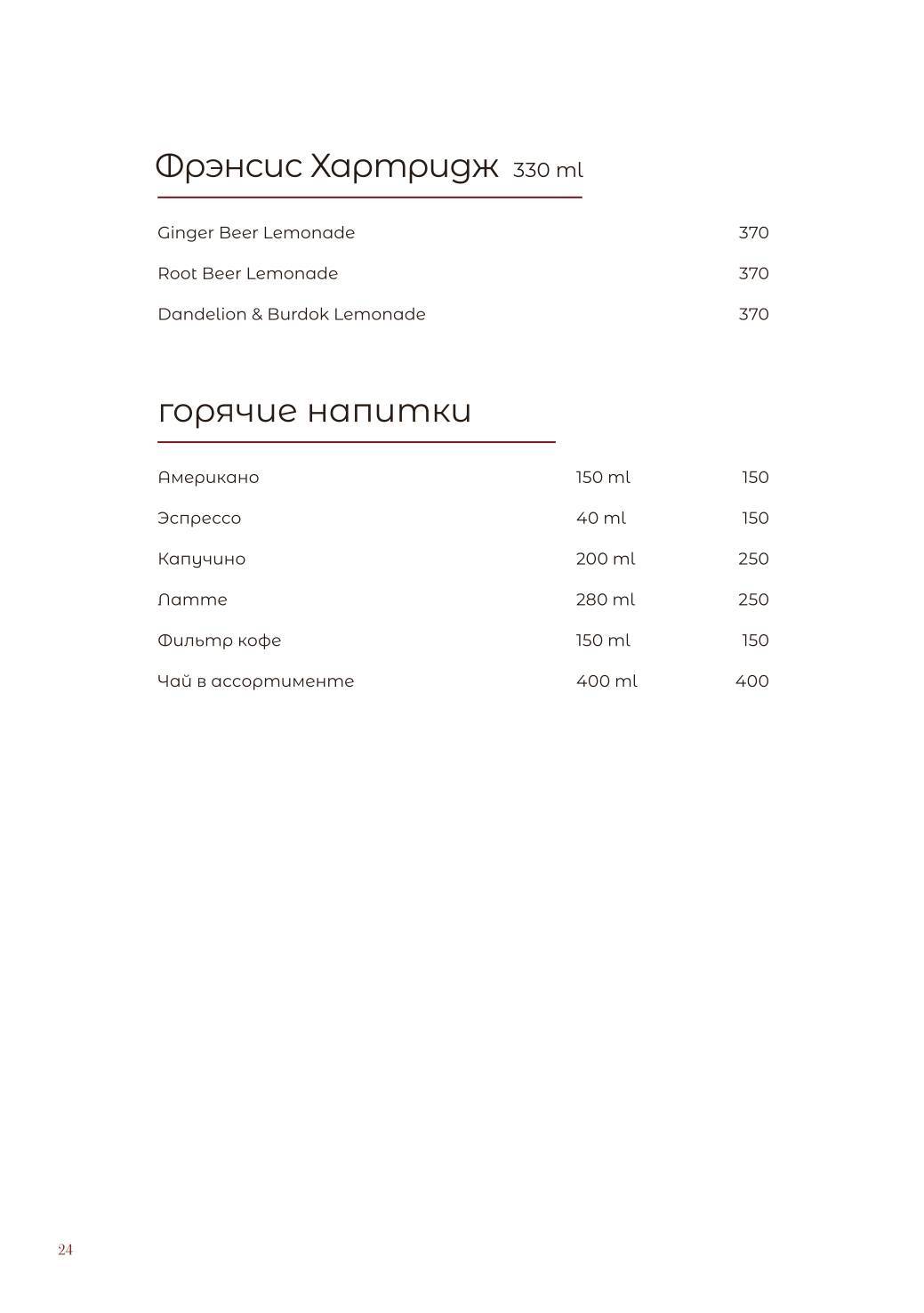 The Abbey Players меню