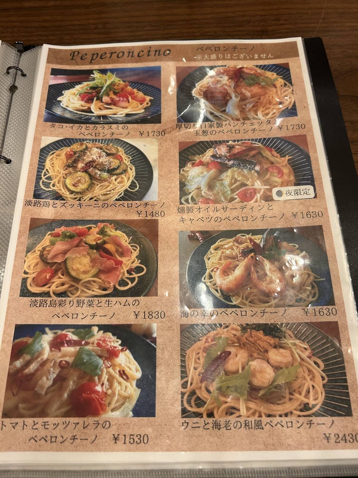 Al Ceppo меню