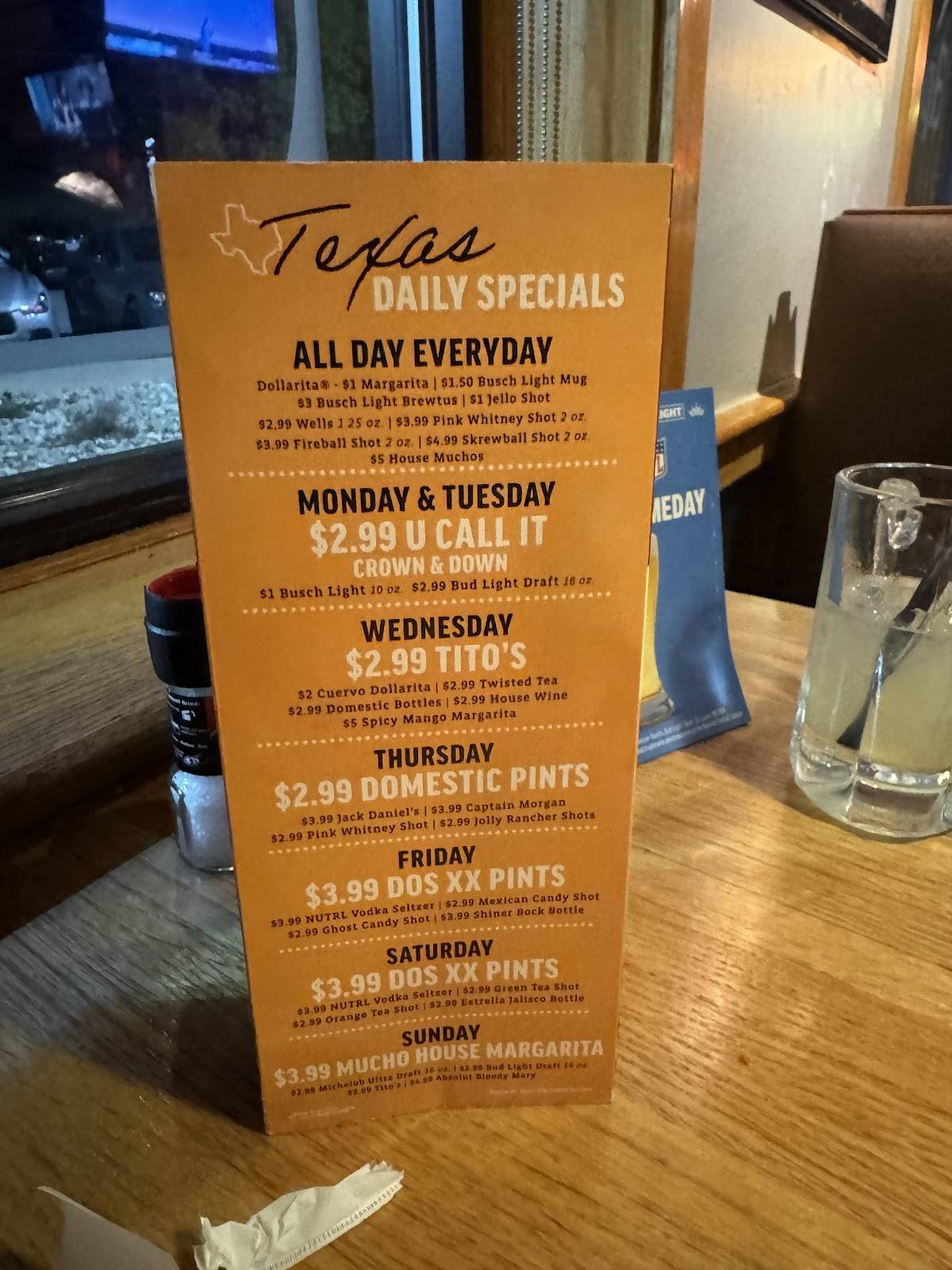 Applebee's Grill + Bar меню
