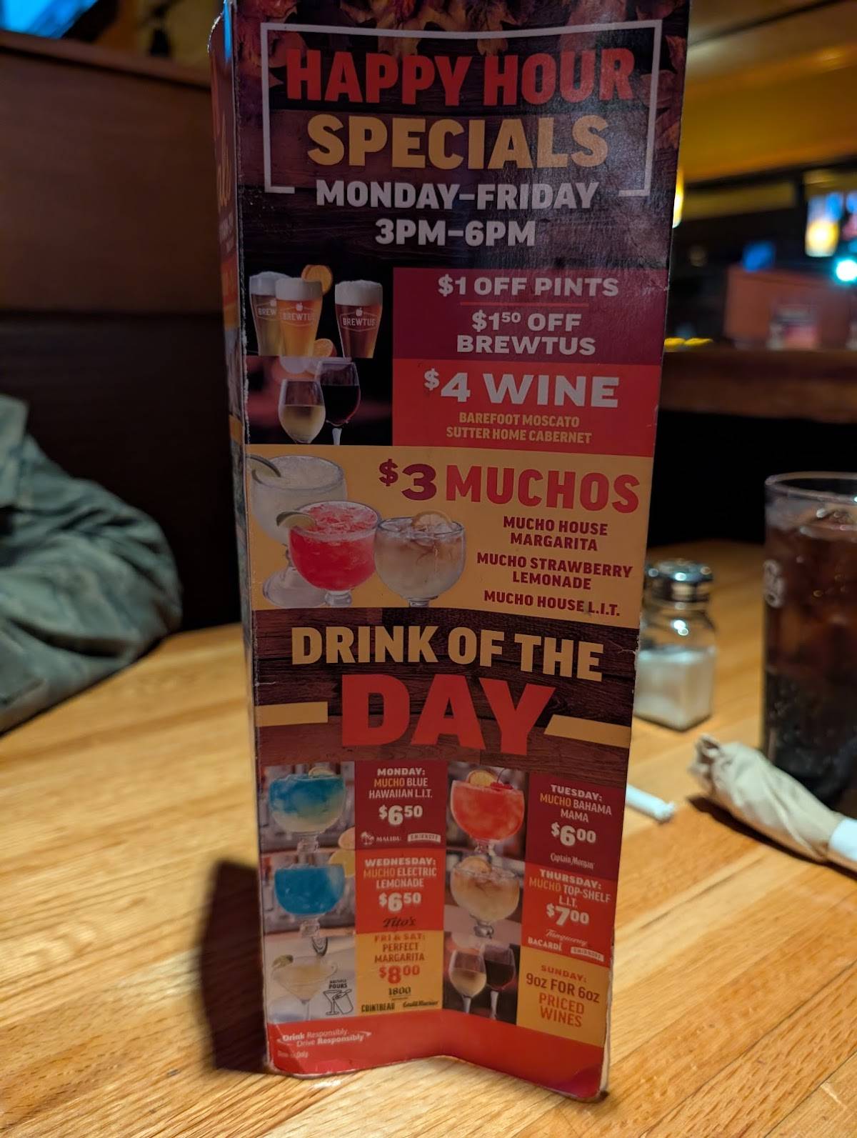 Applebee's Grill + Bar меню