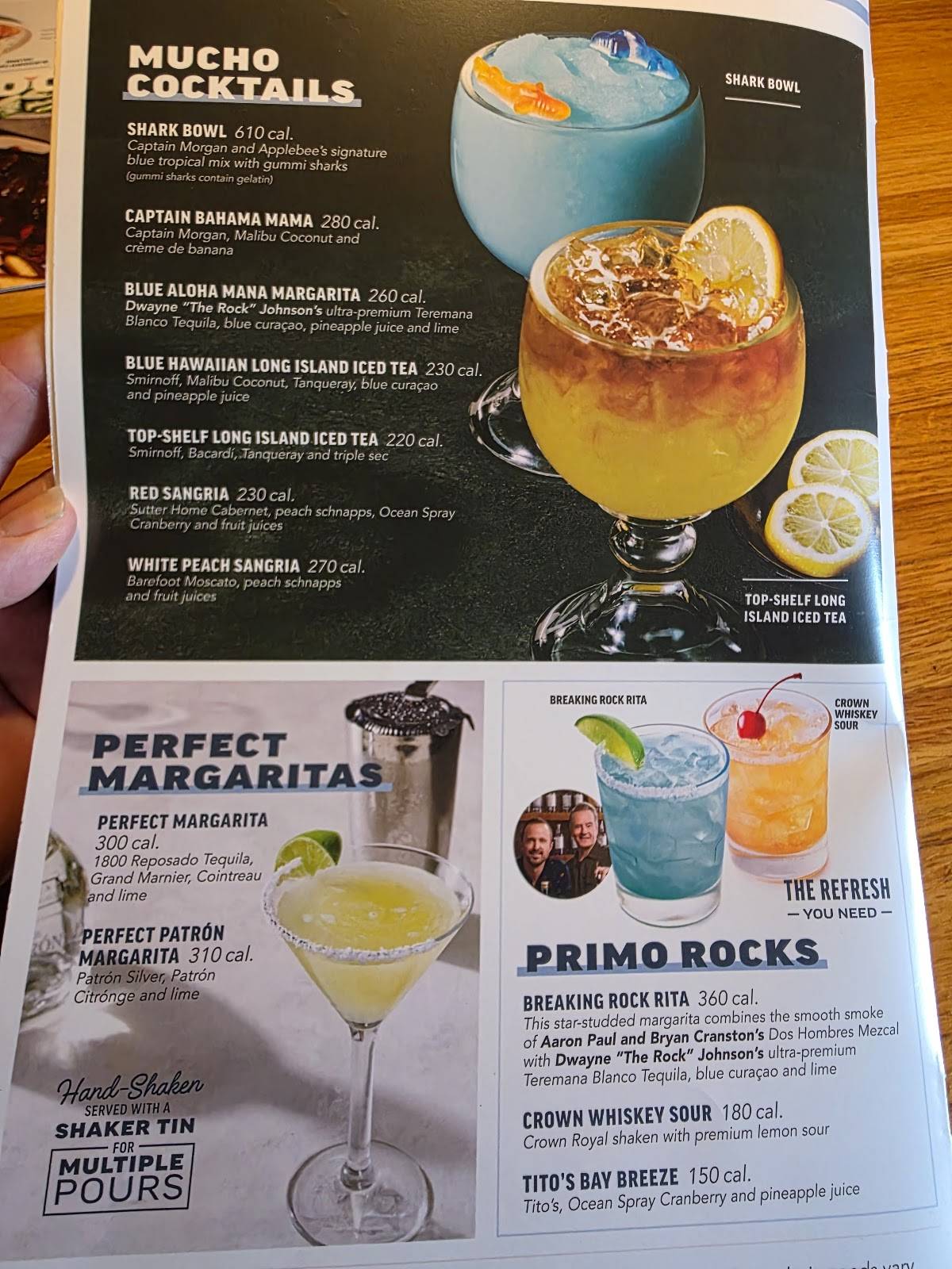 Applebee's Grill + Bar меню