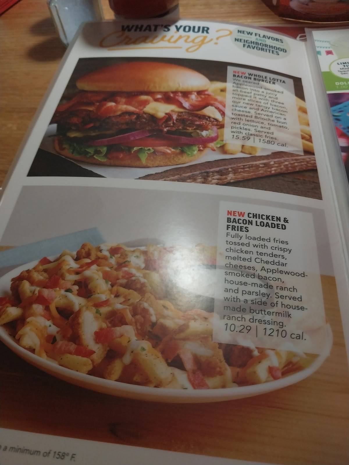 Applebee's Grill + Bar меню