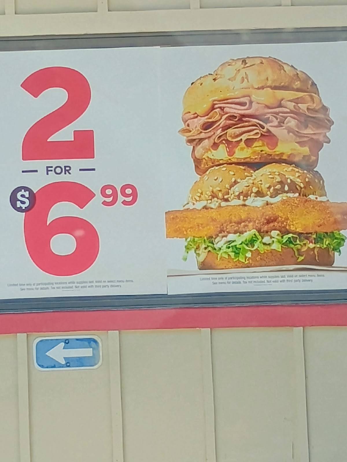 Arby's меню