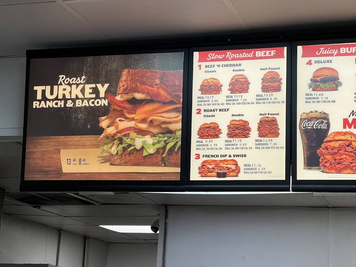 Arby's меню