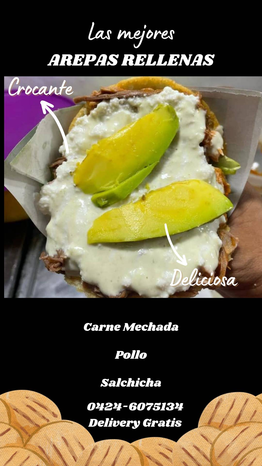 Arepa2 меню