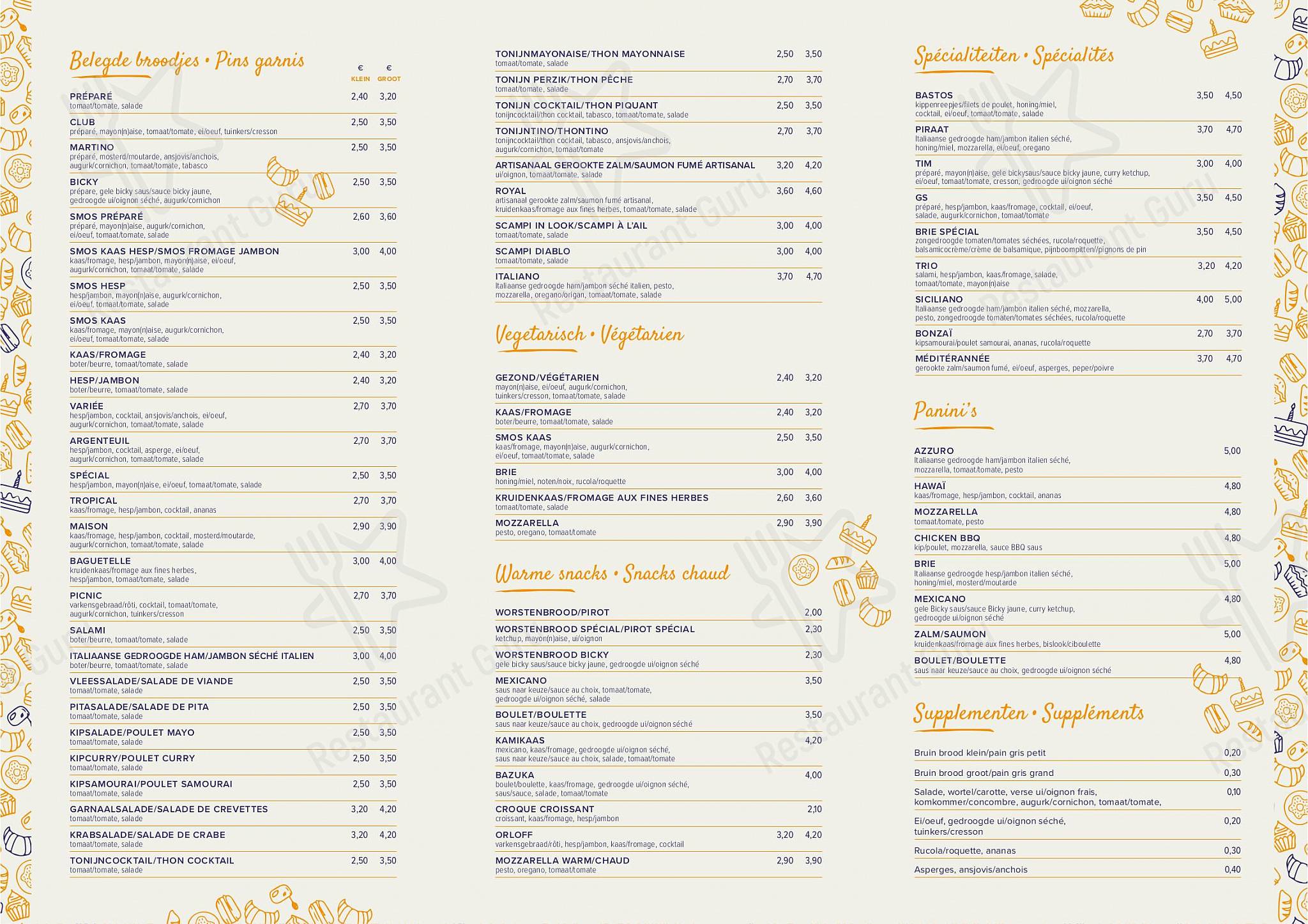Детское Baguetelle - belegde broodjes & pasta - pains garni garnis & pâtes